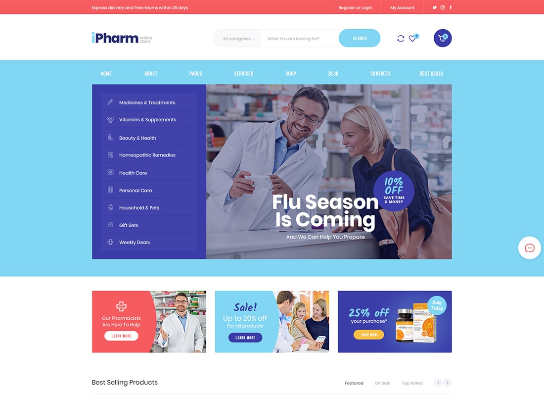 Best Medicine and Pharmacy WordPress Themes to Attract New Patients to Your Site
