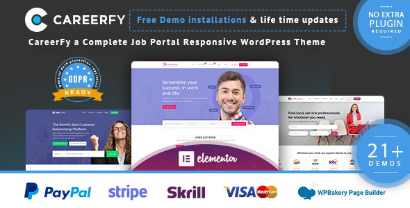 Careerfy v4.2.0 – Job Board WordPress Theme