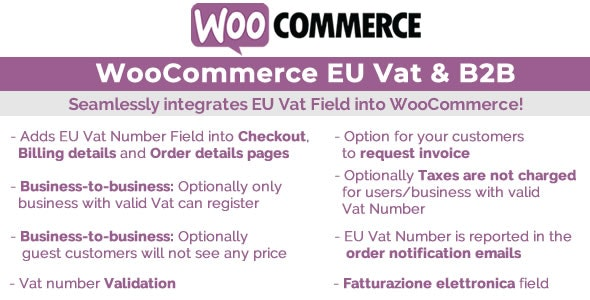 WooCommerce Eu Vat & B2B v10.1
