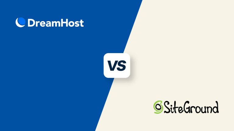 SiteGround vs DreamHost: 2022 Comparison (Incl. Speed Check!)